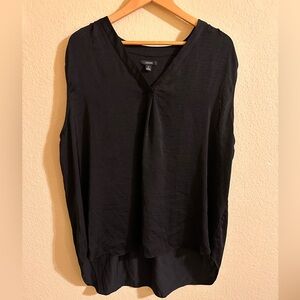 Alfani Women's Elegant Black V-Neck Blouse